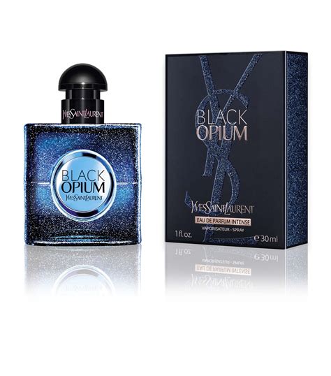 ysl black opium perfume intense.